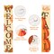 Fall Decorations for Home - Welcome & Hello Fall Signs for Front Door Harvest Decoration - Hanging Leaves and Pumpkins Porch Banners for Autumn Home Decor